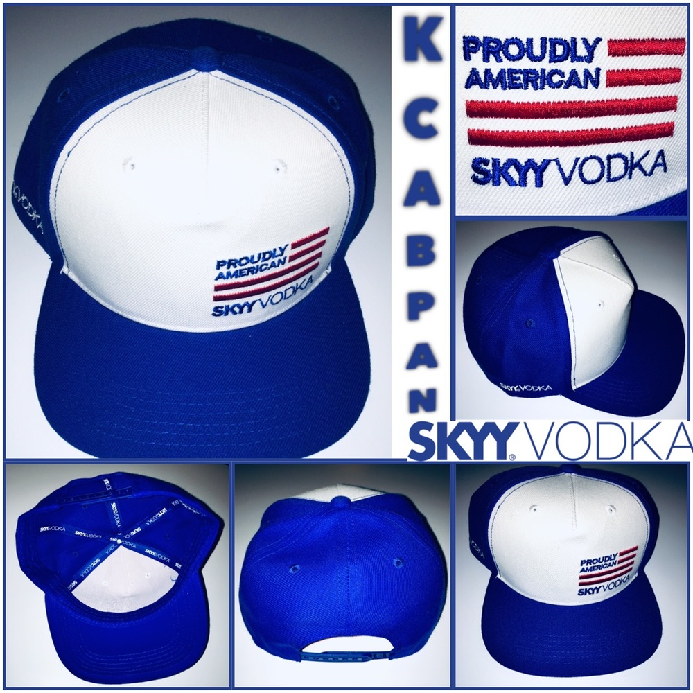 SKYY Vodka Official Merchandise Blue SnapBack Hat